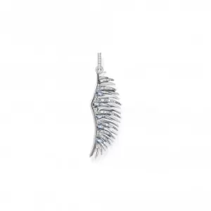 Image of Sterling Silver Blue Stones Phoenix Wing Pendant PE938-644-1