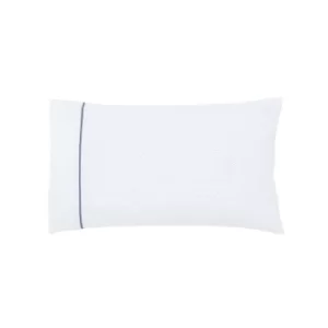 Image of Fable Blue Cotton 'Fleur Ellinor' Standard Pillow Cases