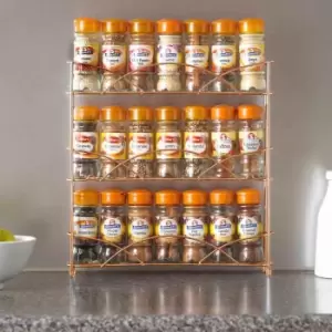 Image of Neo Black Free Standing 3 Tier Table Top Spice - Copper