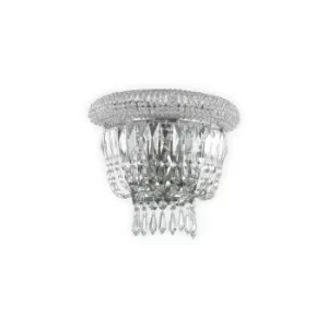 Image of Dubai 2 Light Wall Light Chrome, E14