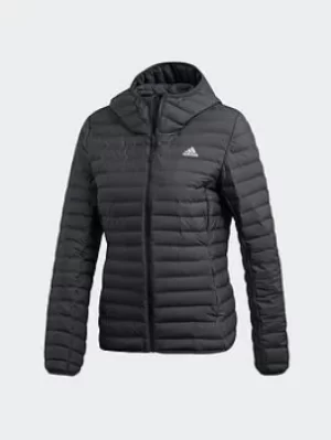 Image of adidas Varilite Soft Hooded Jacket, Grey Size XS Women