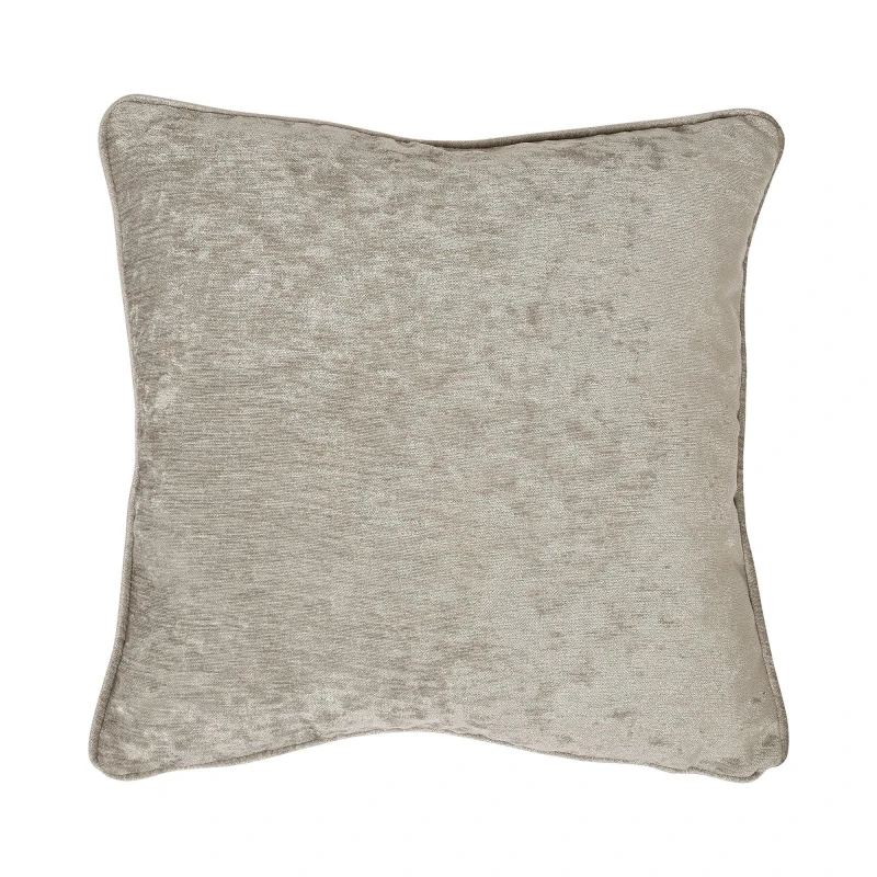 Image of Curtina 'Textured Chenille' Textured Filled Cushion Natural