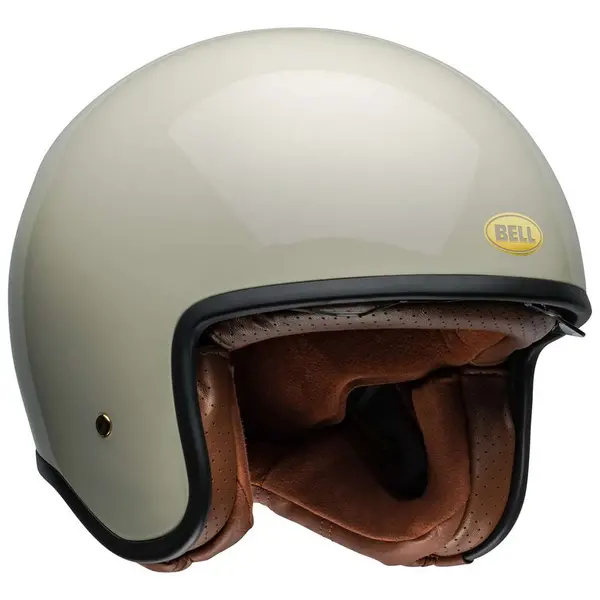 Image of Bell Tx 501 Vintage White Open Face Helmet Size 2XL