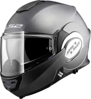 Image of LS2 FF399 Valiant Single Mono Helmet, silver, Size S, silver, Size S