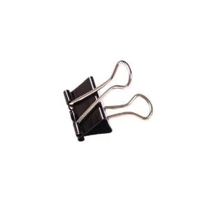 Image of Foldback Clip 25mm Black Pack of 100 22781