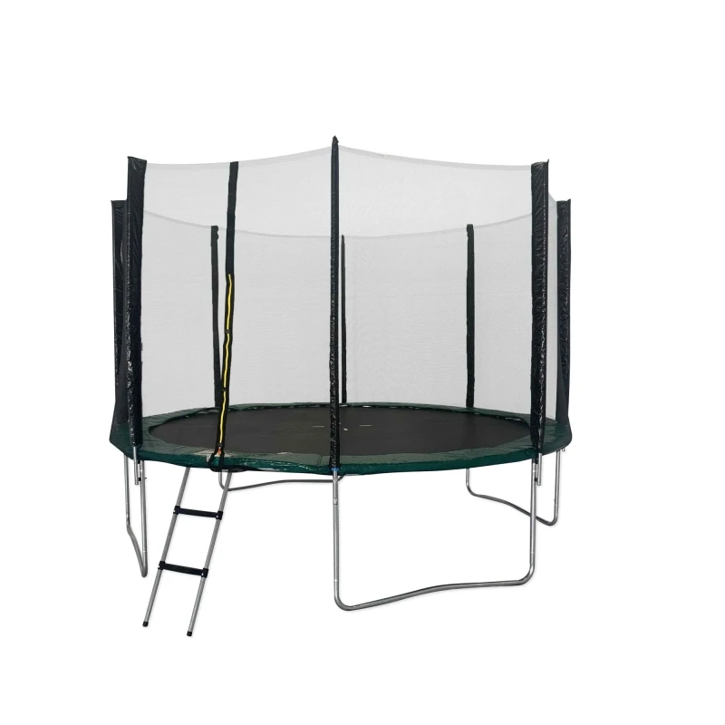 Image of Artemis Home Kanga 12FT or 366cm Round Outdoor Trampoline with Green Padding Green Unisex