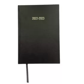 image of ValueX Academic A5 Week To View Diary 2022/2023 - Black