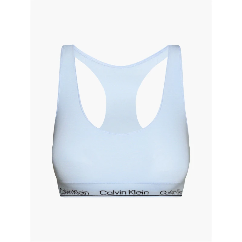Image of Calvin Klein Modern Seamless Racerback Bralette - Blue Blue 8