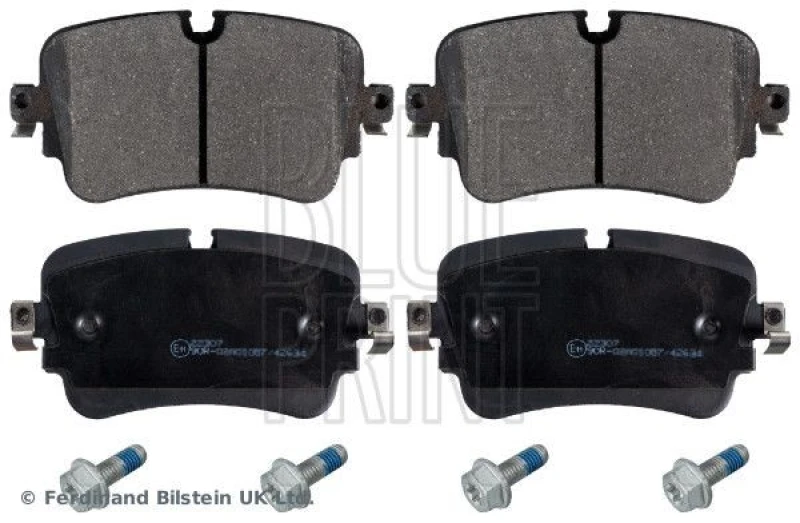 Image of Blue PRINT Brake pad set Blue PRINT ADV184271