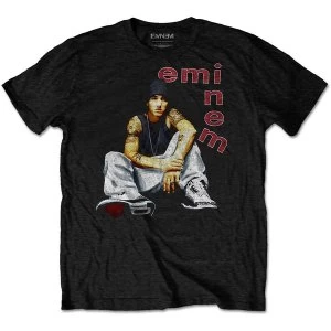 Image of Eminem - Letters Mens Large T-Shirt - Black