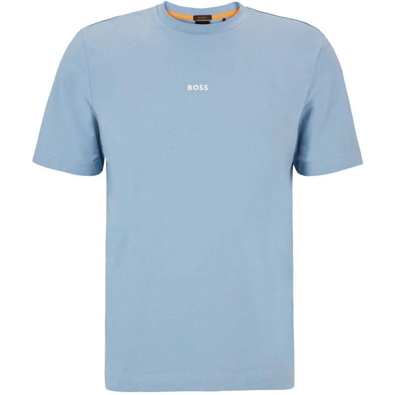 Image of Boss Mens Oversized T-Shirt Light Blue 451 male S