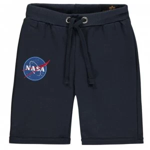 image of Alpha Industries NASA Shorts - Rep Blue 07