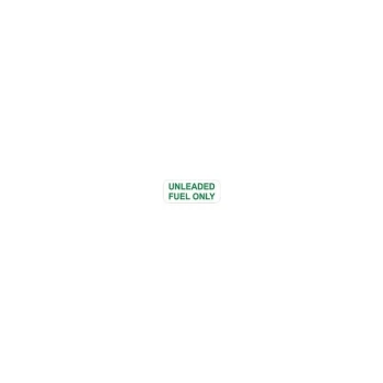 Image of Outdoor Vinyl Sticker - Green - Unleaded Fuel - V129G - Castle Promotions