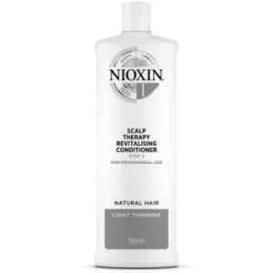 image of Nioxin SYS1 Scalp Therapy Revitalizing Conditioner for Natural Hair with Light Thinning 1000ml