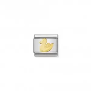 Image of Nomination Composable Classic Animals Water 18K Gold Duck Link 030113/01