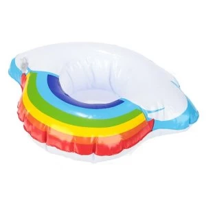 Image of Cloud with Rainbow Funky Inflatable Drinks Holder