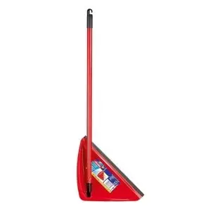 image of Vileda Flexi Red & Black Dustpan, (W)269mm Red And Black