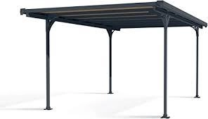 image of Palram Verona 5000 Grey Carport - Garden & Outdoor