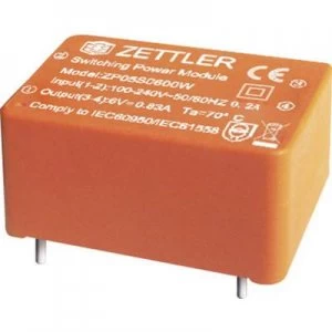 Image of ACDC PSU print Zettler Magnetics 6 Vdc 0.833 A