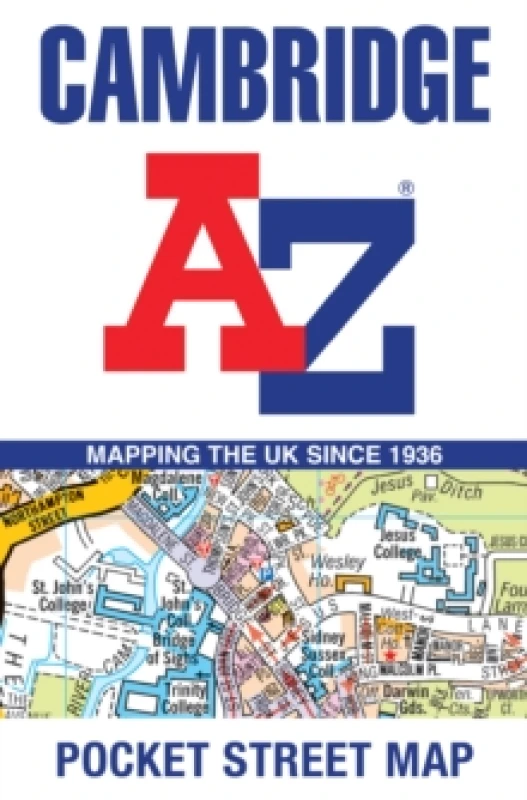 Image of Cambridge A-Z Pocket Street Map. By AZ Maps Books