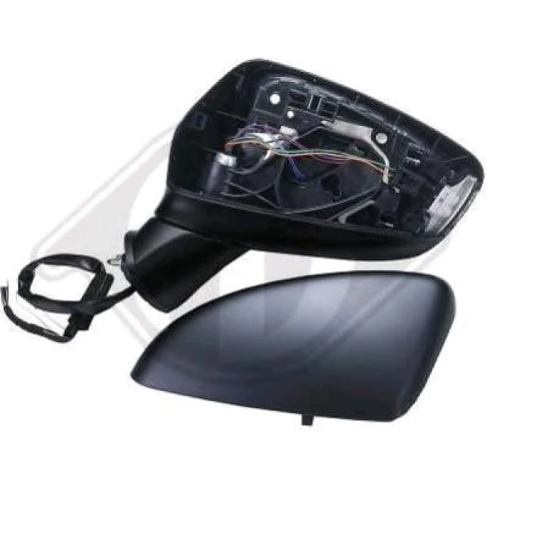 Image of DIEDERICHS 5627325 Wing mirror Left, Complete Mirror, primed Outside Mirror (50)