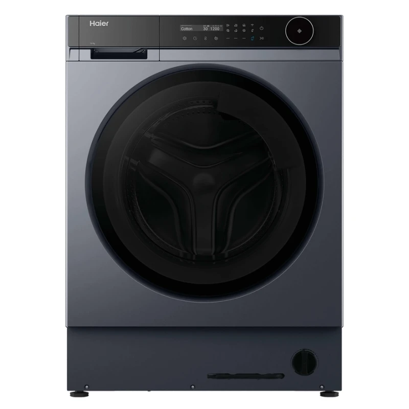 Image of Haier Series 8 HWB100B14858GUUK Integrated 10KG WiFi Connected Washing Machine with 1400 rpm - Graphite - A Rated
