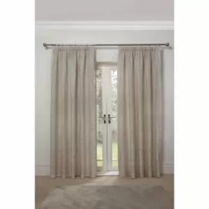 Image of Emma Barclay Duchess Pencil Pleat Curtain 46 x 72 Cream