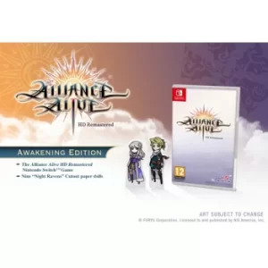 The Alliance Alive HD Remastered Awakening Edition Nintendo Switch Game