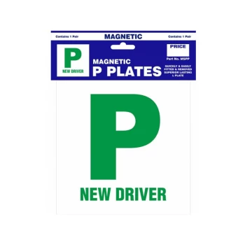 image of P Plates - Magnetic - Pair - MSPP - Castle Promotions