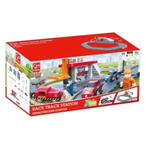 Hape Race Track Station Playset