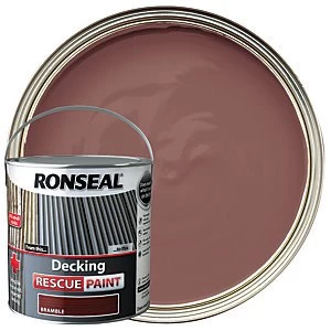 image of Ronseal Rescue Decking Paint - Bramble 2.5L