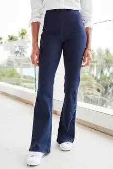 image of Freya Pull-On Stretch Flared Jeans 29"