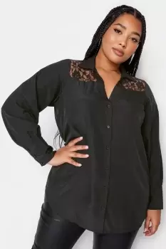 Image of Lace Shoulder Shirt