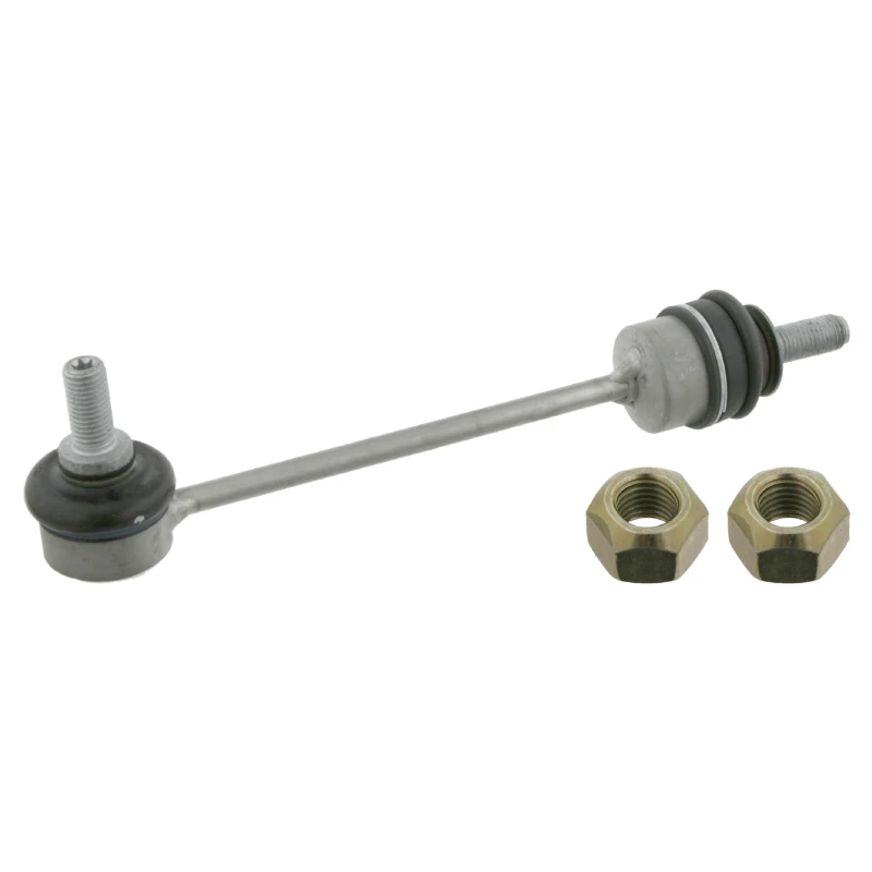 Image of FEBI BILSTEIN 26132 Anti-roll bar link OE Turbo NEW, with nuts Steel Link Stabiliser (3229)
