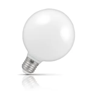 Image of Crompton Globe LED Light Bulb Dimmable G95 E27 7W (60W Eqv) Warm White Opal