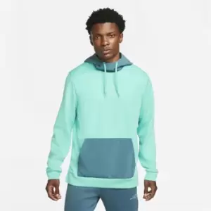 image of Nike Mens Fleece Pullover Graphic Training Hoodie - Blue