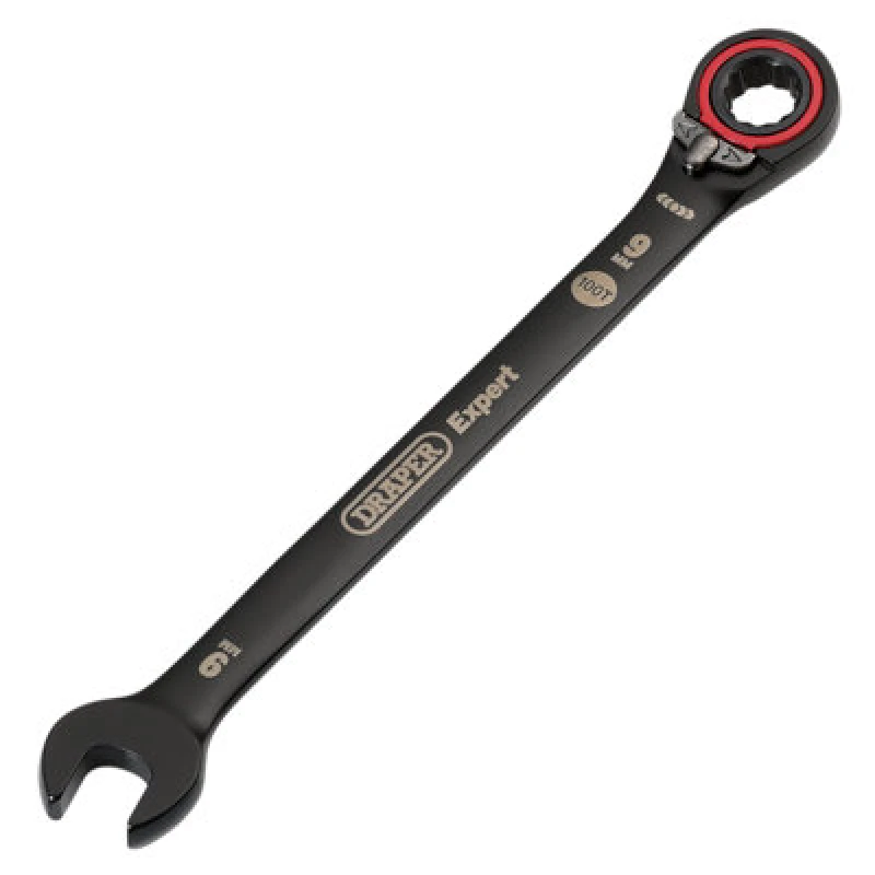 Image of Draper Expert Hi Torq Reversible Ratchet Combination Spanner 03899 Size: 9mm