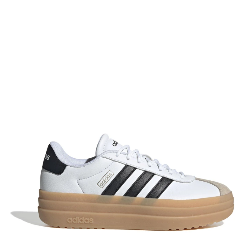 Image of adidas vl court bold trainers in white & Black White & Black UK 6 (EU 39?)