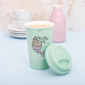 Image of Pusheen - Ceramic Travel Mug - Mermaid