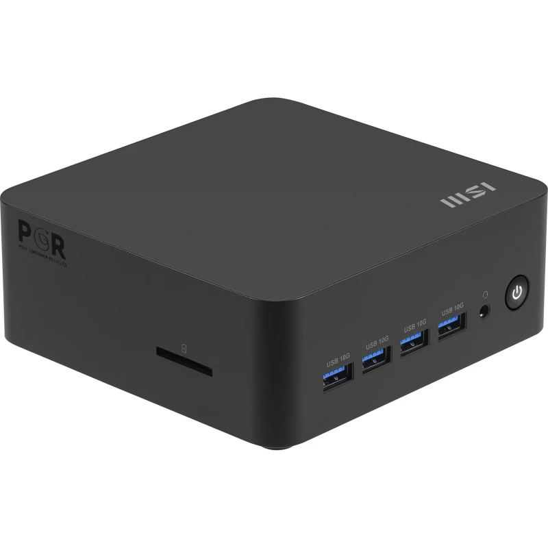 Image of MSI Cubi Z AI 8M-012EU AMD Ryzen 7 8845HS 16GB DDR5-SDRAM 1TB SSD Windows 11 Pro Mini PC Black CUBI Z AI 8M R7 8845HS FS 16GB 1TB W11