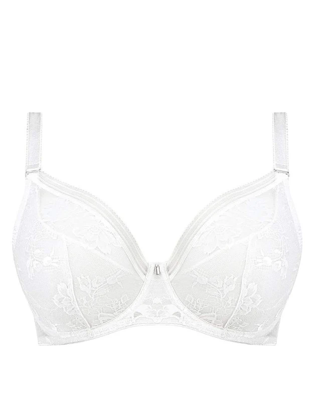 Image of Fantasie Fantasie Fusion Lace Plunge Bra White White - Fantasie - Size: 32DD White Female 32DD LO44702
