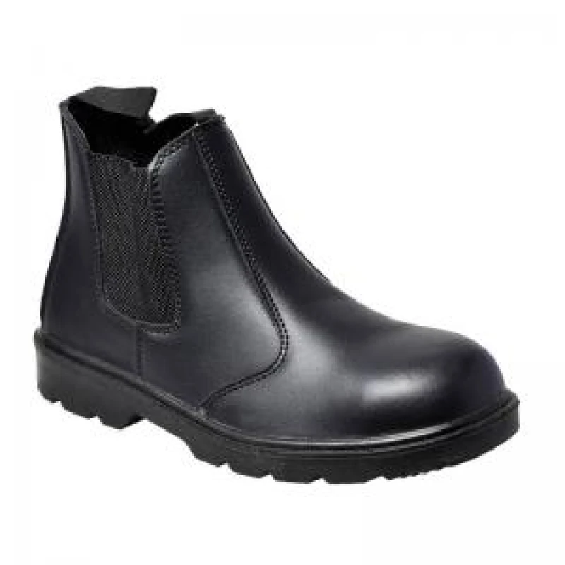 Image of Portwest S1P Safety Dealer Boots FW51BKR38 Colour: Black