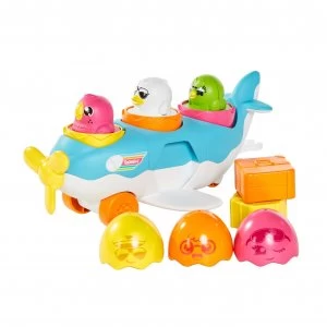 Image of TOMY Toomies Hide & Squeak 2 in 1 Load & Go Plane