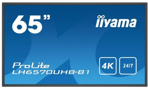 Image of iiyama LH6570UHB-B1 Signage Display Digital signage flat panel...