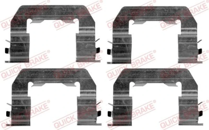 Image of QUICK BRAKE Brake pad fitting kit QUICK BRAKE 109-1719