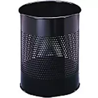 Image of SLINGSBY Waste Bin 15 L Black 26.2 x 26.2 x 33.5 cm