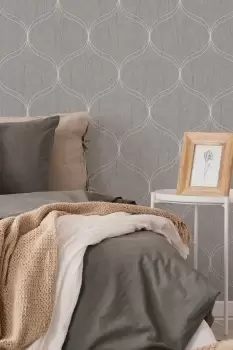 image of Optical Illusion Geometric Wallpaper