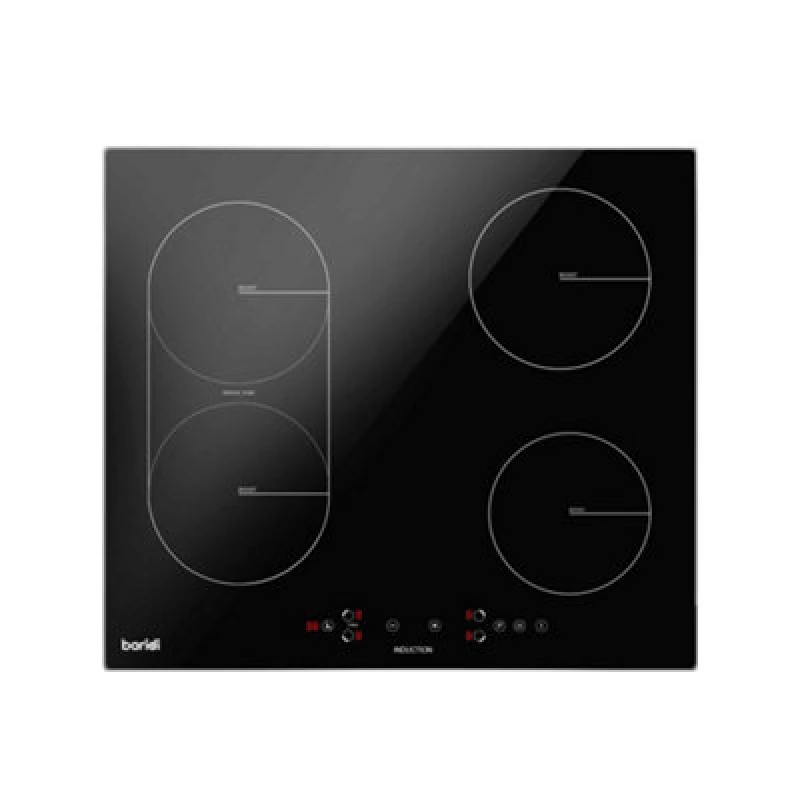 Image of Baridi 60Cm Bridge Zone Induction Hob 4 Zones Boost Function 9 Settings - DH178, Black DH178