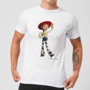 Toy Story 4 Jessie Mens T-Shirt - White - M