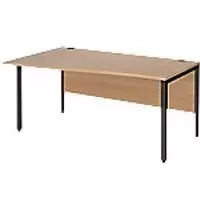 Image of Dams International Wave Desk MB16WLKB 1,600 x 990 x 725 x 800 - 990 mm